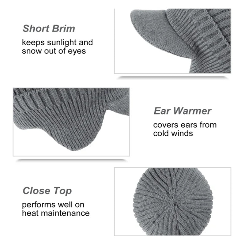Icone™ KnittedHat - Outdoor Elastische Warme Oorbescherming Gebreide Muts