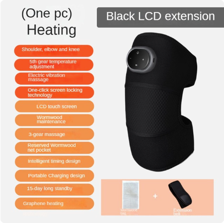 DyneHeat™ elektrisch vibrerende ver infrarood knie- en schouderbandage