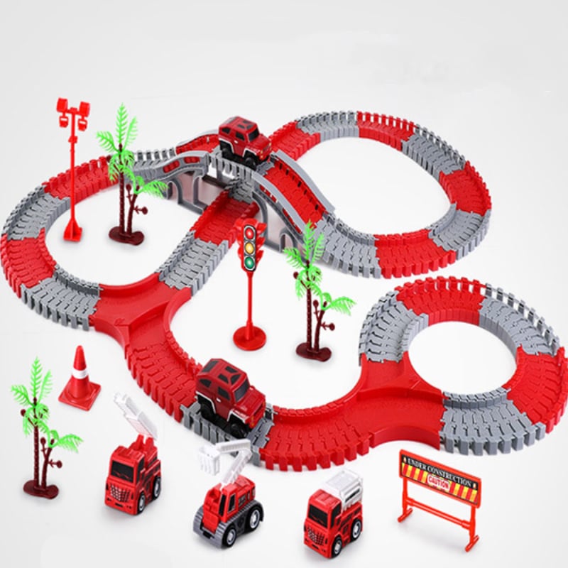 Kletshuts™ FlexibleTrack - Flexibel Railspoor Speelgoedset