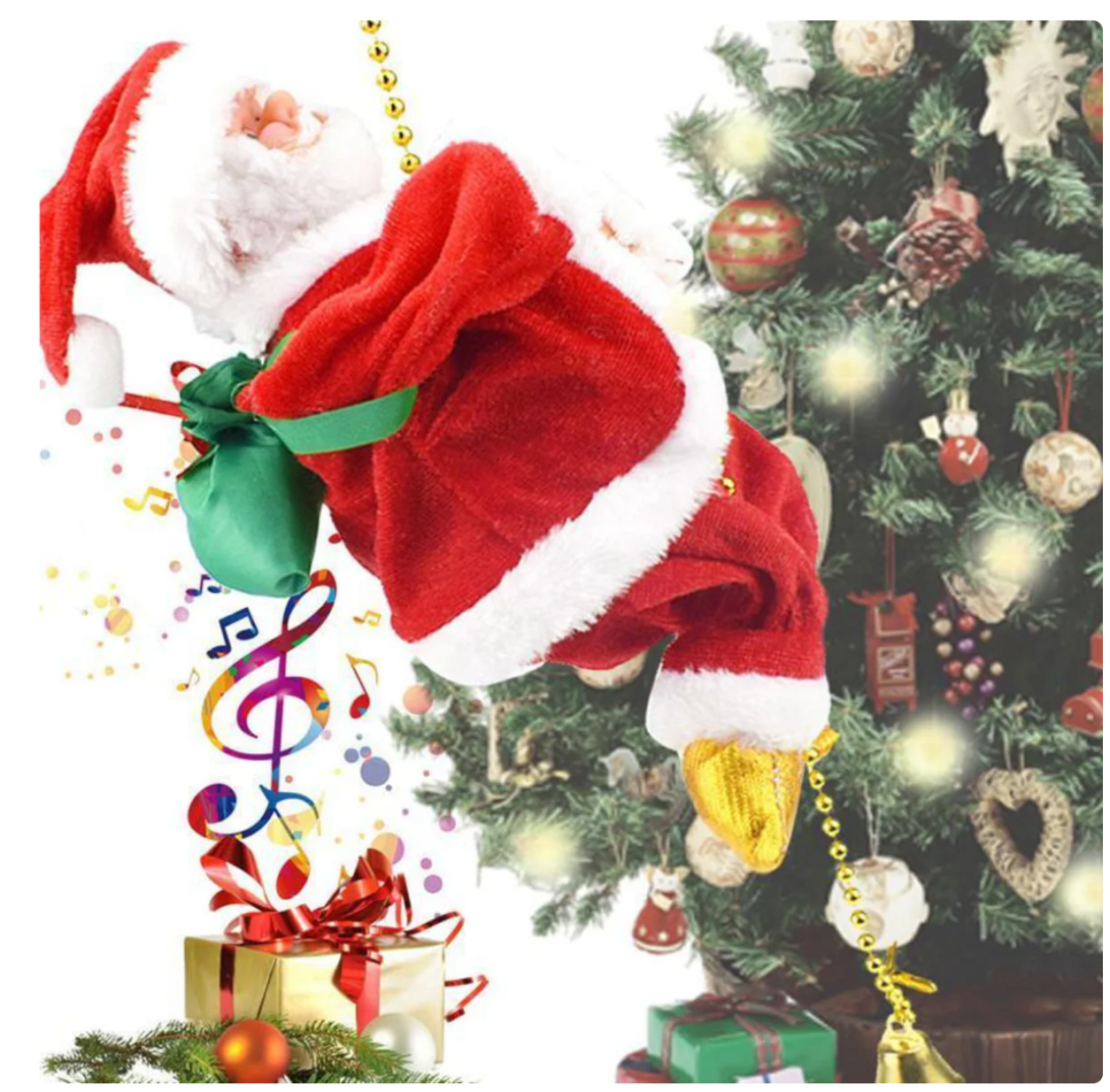 Santa™ - Elektrisch klimmende kerstman